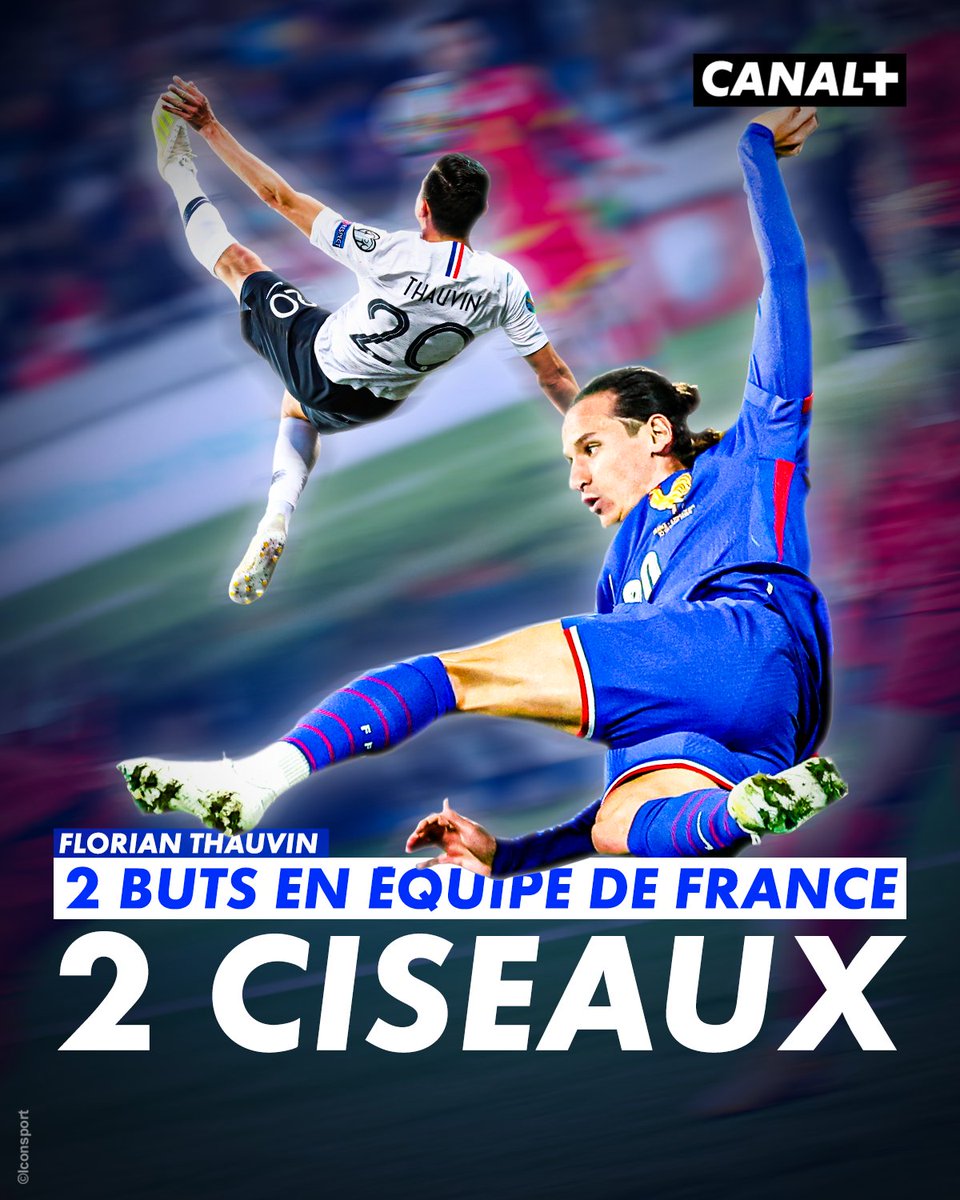 CanalplusFoot's tweet photo. 11 juin 2019 ⚡️ 10 octobre 2025

Florian Thauvin a marqué son retour en équipe de France de la plus belle des manières avec un but sur un geste acrobatique... comme lors de sa dernière sélection 🤩

Bravo Flotov 👏 https://t.co/aVXZuWI6jZ