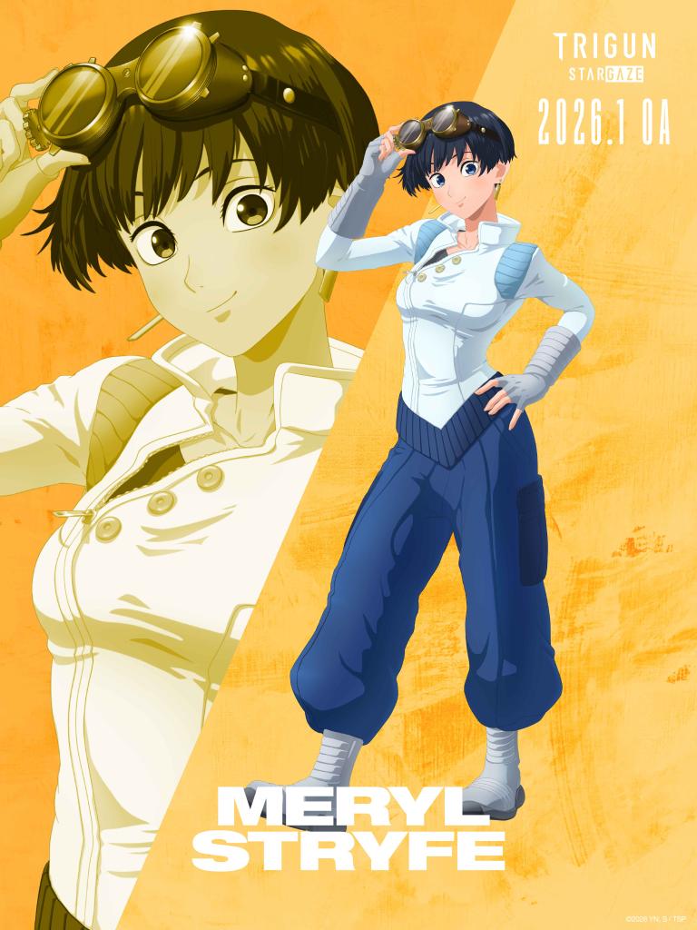 Trigun Stargaze Anime Visual & Trailer + character designs