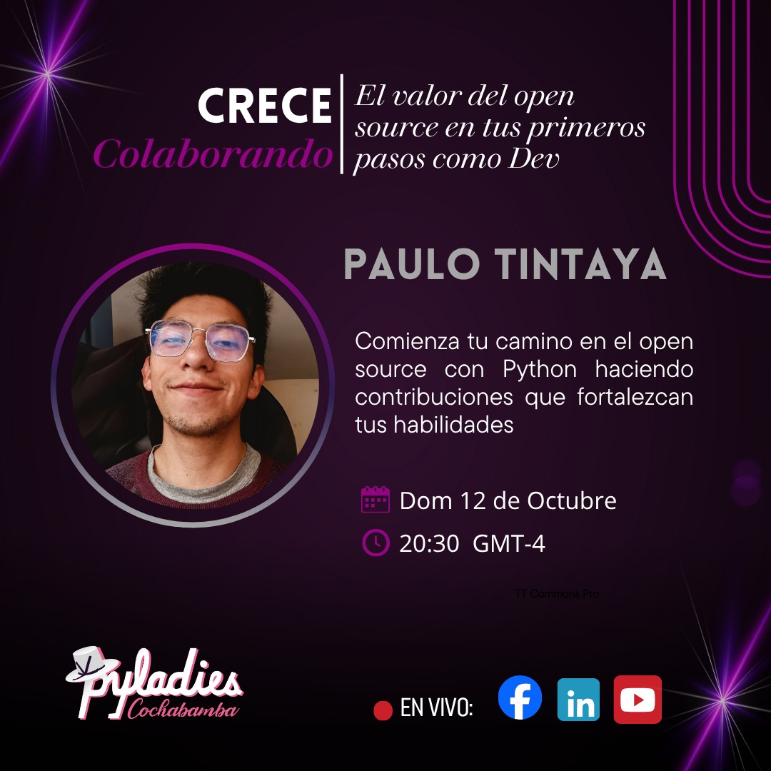 PyLadies Cochabamba tweet media