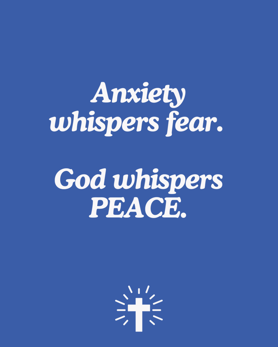 kerusso's tweet photo. Anxiety may visit, but it doesnโt get to stay. Let God's peace drown out the noise of anxiety. ๐
#ChristianMessage #Christianity #ChristianApparel #Kerusso https://t.co/jiGzK2O9F4