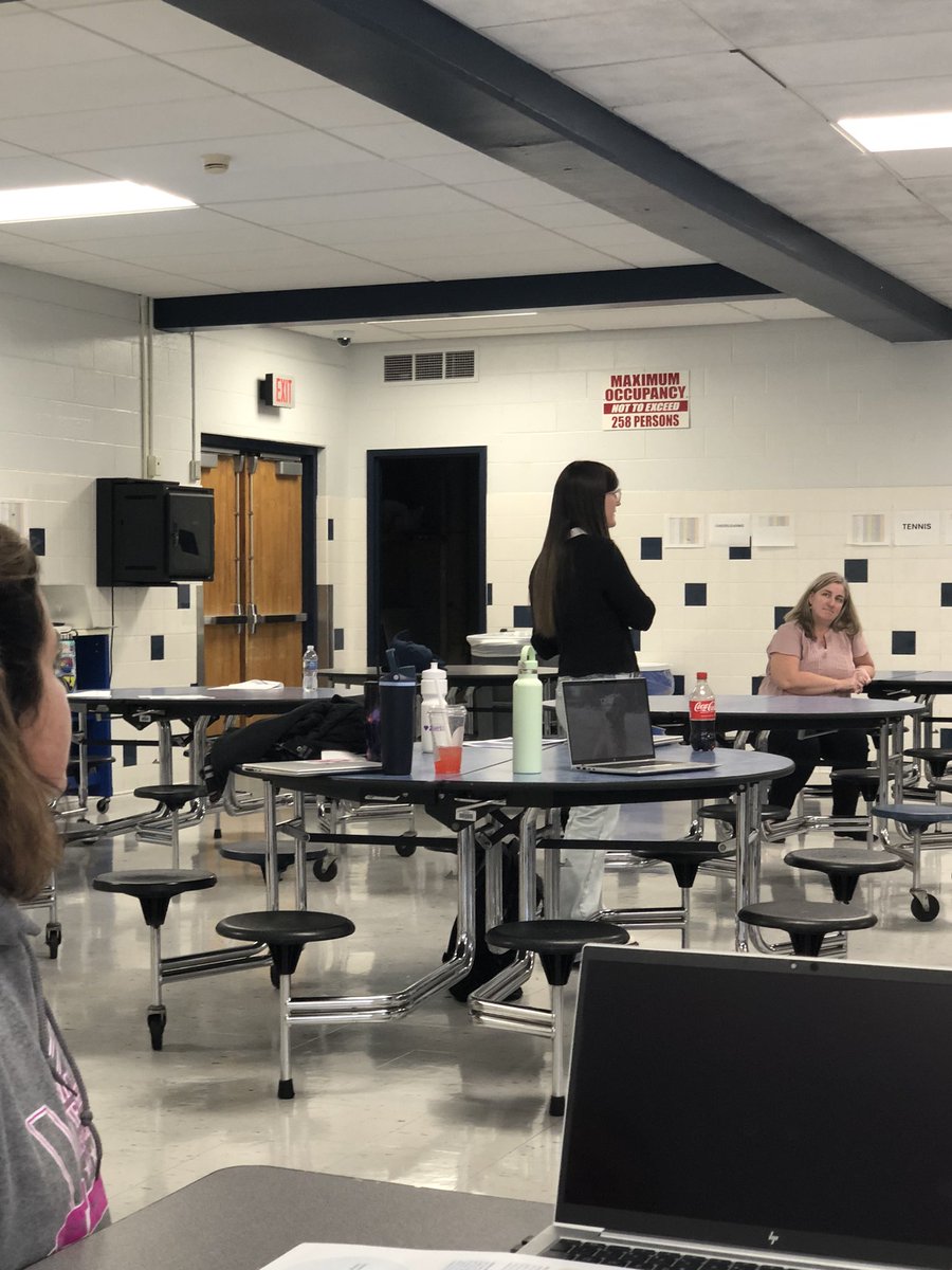 kfinter's tweet image. More from today’s @VictorSchools Conference Day!  Leaning into learning about high leverage literacy practices at the junior high school!