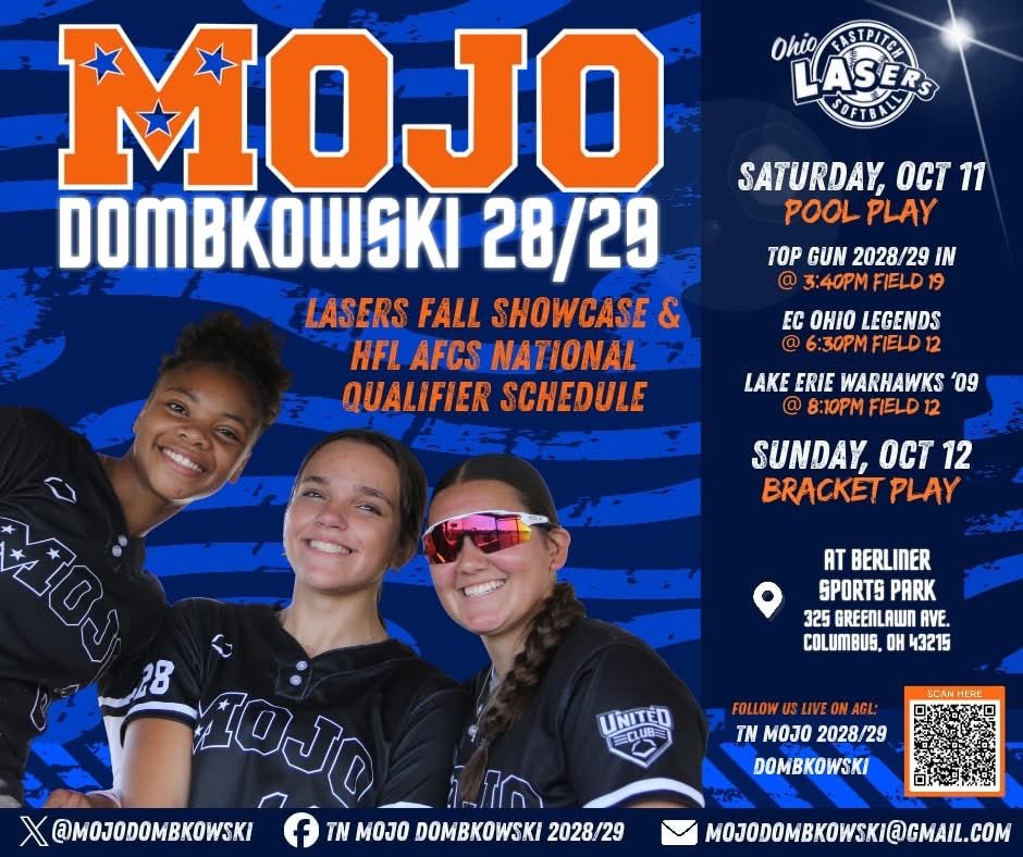 So hype for our second weekend out! 🧡💙
#Mojo #Grit