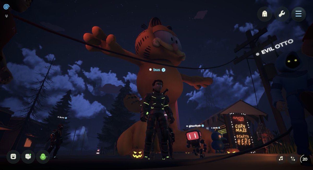 "Bus why do you not let custom avatars for events"

~Allows custom avatars~

...

INCOMING GIANT GARFIELD