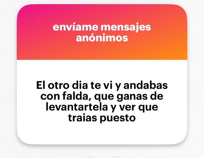 Que y que color ?  Si anduve con falda esta semana y andaba con un colales debajo 👅 te lo perdiste 🤭