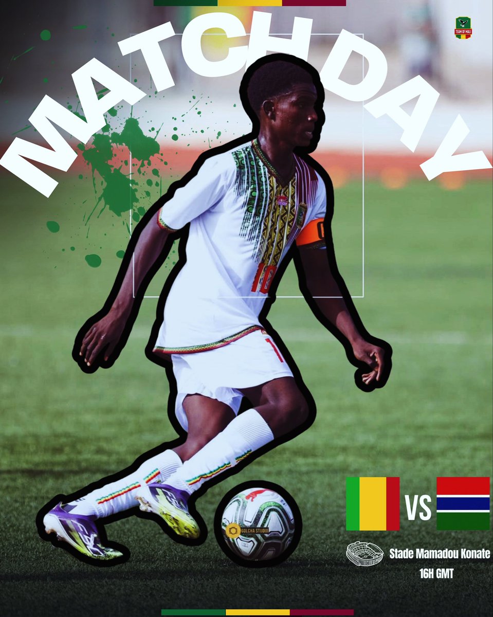 🇲🇱𝗠𝗔𝗧𝗖𝗛 𝗗𝗘́𝗖𝗜𝗦𝗜𝗙 !
Nos Aiglonnets affrontent la Gambie demain samedi au Stade Mamadou Konaté pour décrocher leur qualification au Tournoi UFOA-U17 👦🏾

📅 Samedi
🕓 16H GMT