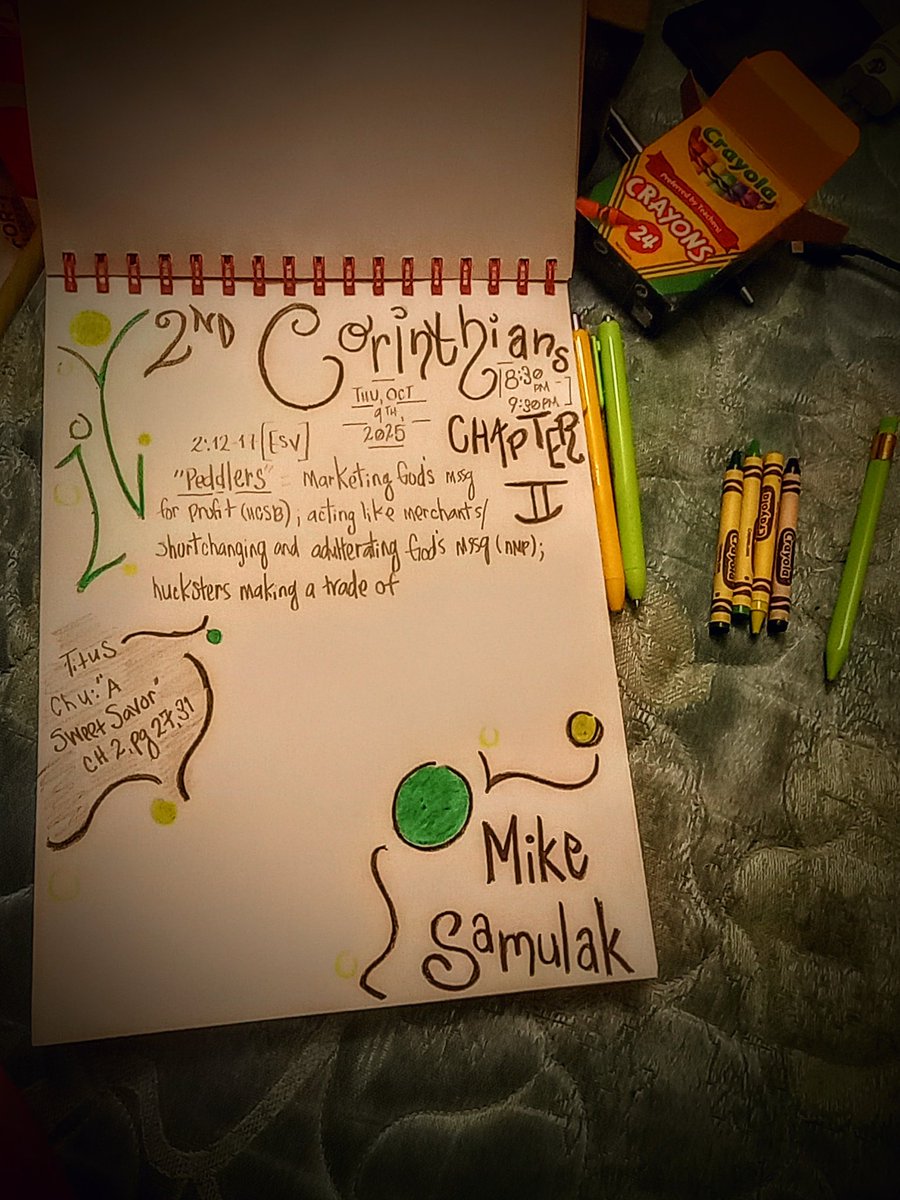 #crayola 
#BibleStudy 

🎓✏️📚🤓🫟🎨🖍️