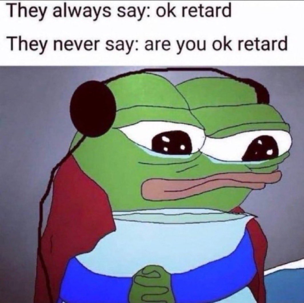 tadgh_dc's tweet image. You retards ok?