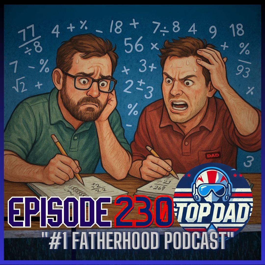 Are you smarter than a 5th grader? We’re not.
Episode 230 of the Top Dad Podcast is a math-fueled mess of division fails, college fears, and parenting chaos.
🎙️ Choose your own mathventure.
#TopDadPodcast #DadJokes #ParentingFails #5thGradeMath