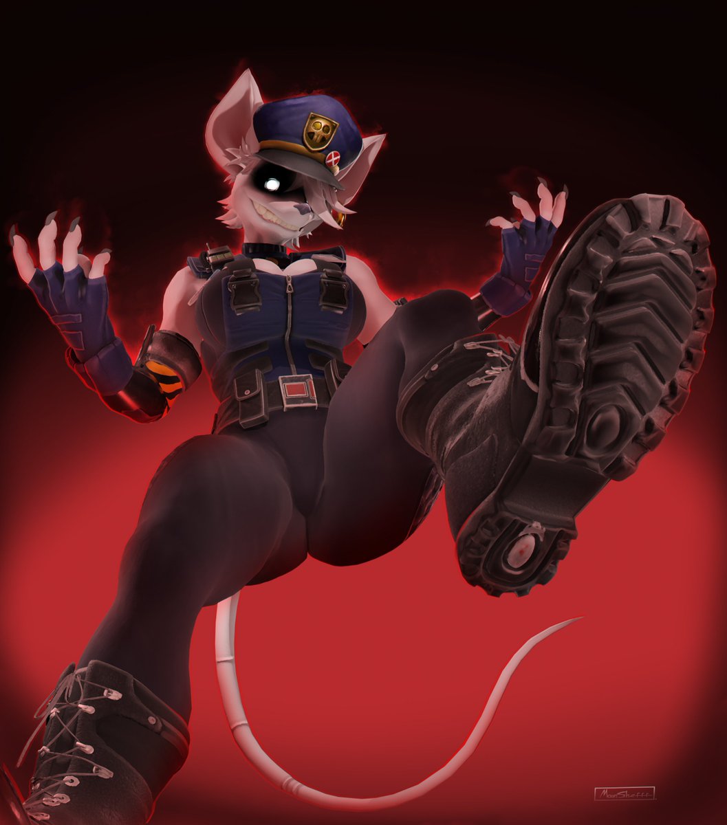 MShefff's tweet photo. [Blender] GOTCHA! - Officer Flint Pin-Up
🚨too slow!🚨
Model by @SirWarfare 
Officer Flint belongs to @ForestTheRotten 
My Boosty: https://t.co/z3f4CiY0yx

#3dart #3D #Blender #posterdesign #furry #furrygirl #furryart #ratgirl #Police #flint #OfficerFlint https://t.co/RT0IbaqqVo