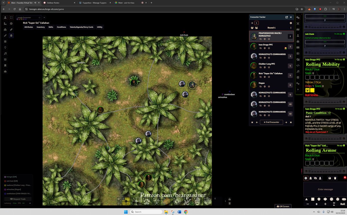 Lovely bit of Alien RPG tonight!
