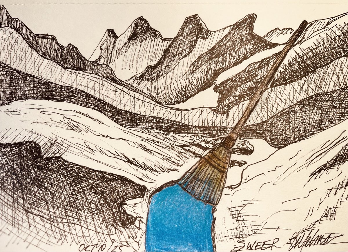 #Inktober2025
October 10: Sweep