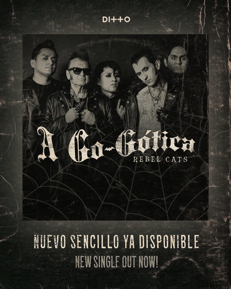 “A Go-Gótica” ya está en todas las plataformas, escúchenla, báilenla y compártanla amigoths 🖤🧛🏻‍♀️
👉🏼 ditto.fm/a-go-gotica