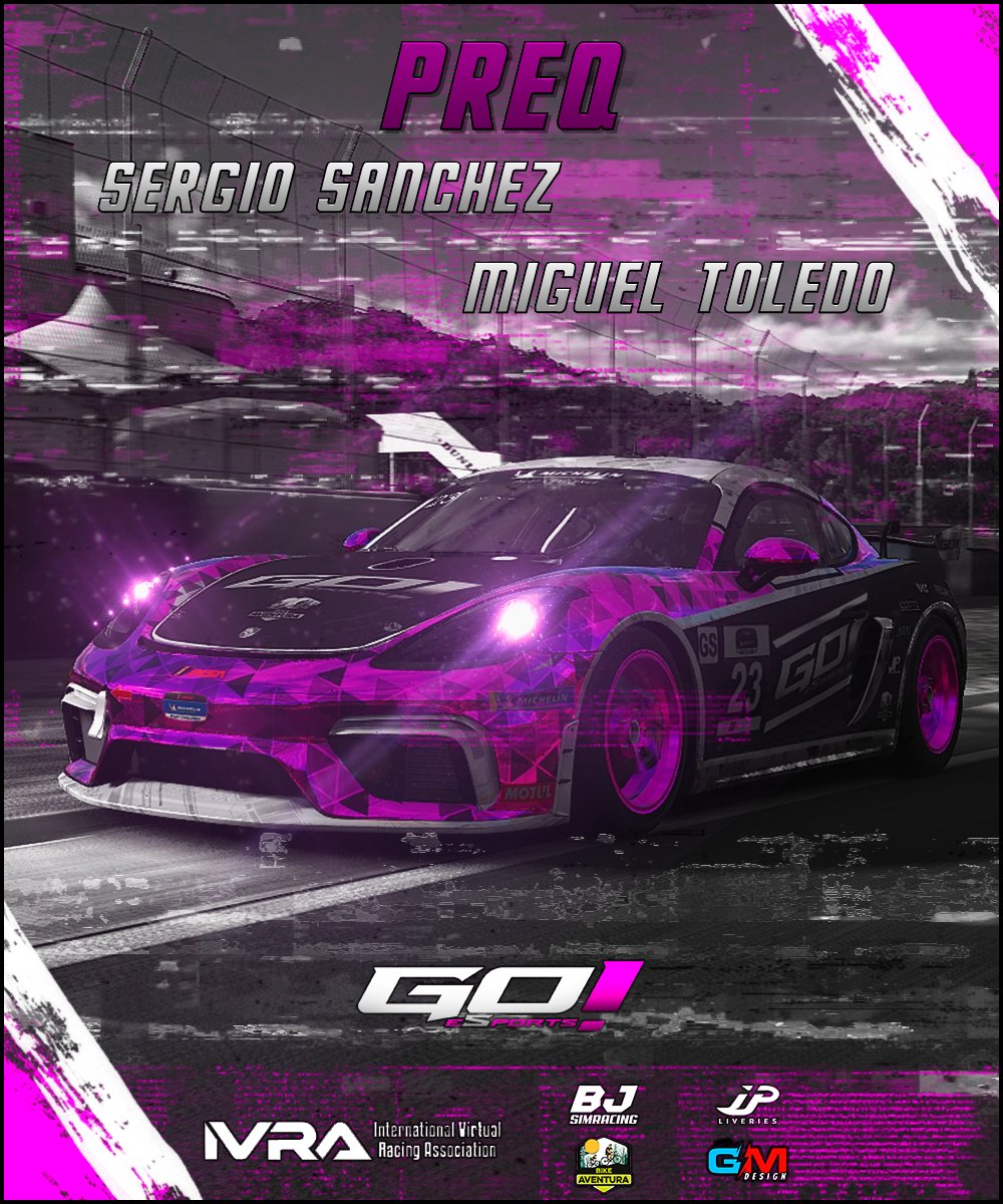 go!esports (@goesportsteam) on Twitter photo 🔥 ¡Mañana desde las 17:00, tendremos a nuestros compañeros <a href="/mcereceda_02/">MiCeTortilla</a> y <a href="/ssanchezc23/">SergioChispas</a> en la PreQ de IVRA con el GT4! 🔥
#iRacing #IVRA #SimRacing #GOEsports 🔥 ¡Mañana desde las 17:00, tendremos a nuestros compañeros <a href="/mcereceda_02/">MiCeTortilla</a> y <a href="/ssanchezc23/">SergioChispas</a> en la PreQ de IVRA con el GT4! 🔥
#iRacing #IVRA #SimRacing #GOEsports