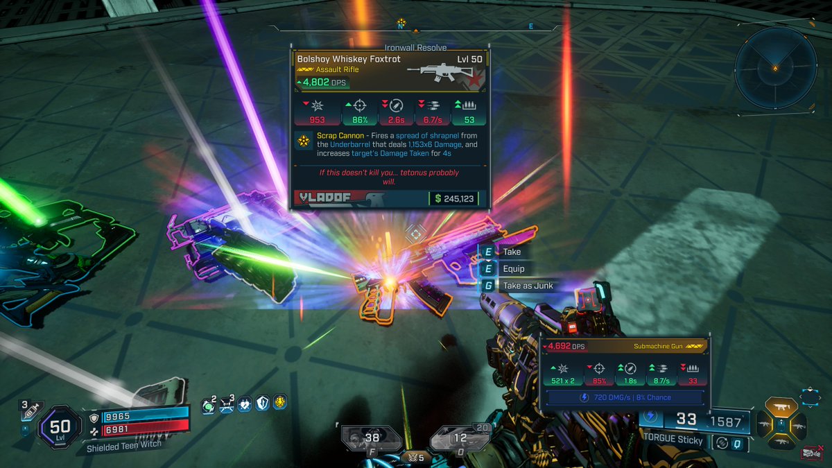 140 Big encore runs today

37 Whisky Foxtrots
37 Rowan's Charges
38 Bonnie and Clydes

Very even drop rates.

Got all 3 shinies too! (Though I did 100+ runs of it last night, just didn't note the drops)