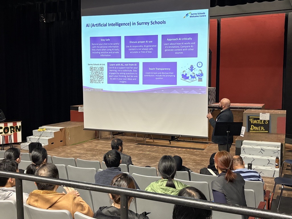 Our fifth Newcomer Networking Night at Johnston Heights Secondary was another inspiring evening! 

Families came together to connect, learn, and explore valuable information about Surrey schools and community supports. 

It’s been amazing seeing the energy grow each week!
