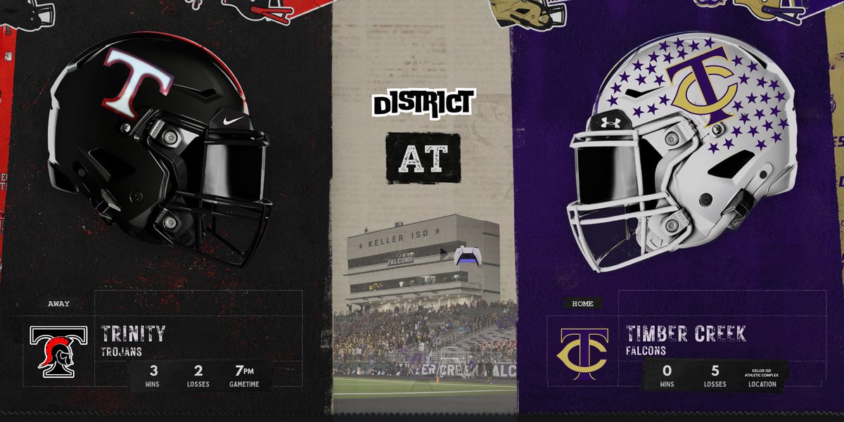 TCHSFootball's tweet image. Game Day! Start the Fall Break with cheering on the Falcons at home!

#TCOD