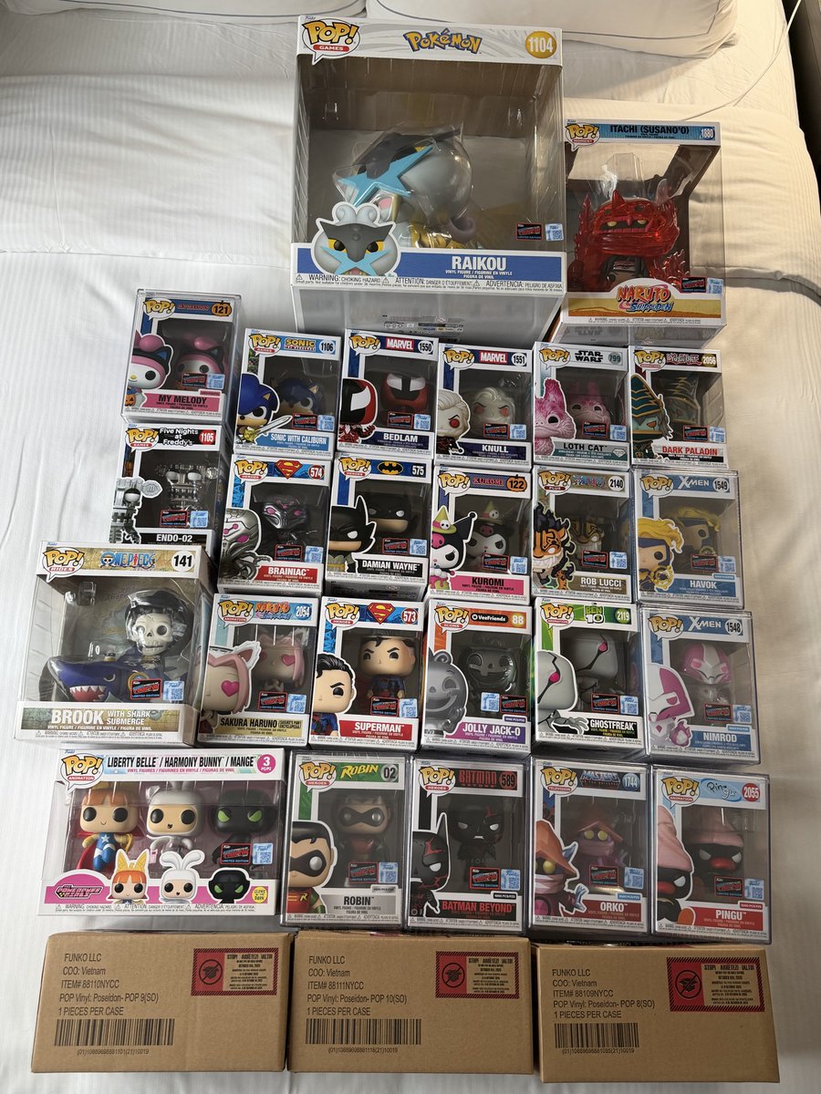 DisTrackers's tweet image. NYCC Haul Day 2 - Picked up some exclusives from Funko!
Thank you @originalfunko for the access. Much appreciated.
.
#NYCC #Funko #FunkoPop #Collectibles #Collectible #FunkoPops #Collector #Toy #Toys #DisTrackers