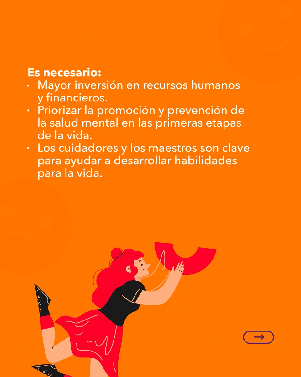 La salud mental empieza en la infancia.

La mitad de las enfermedades mentales surgen antes de los 14 años, muchas veces en entornos marcados por la violencia, la pobreza o la discriminación.

Promover la salud mental desde los primeros años de vida no es solo un deber, es una