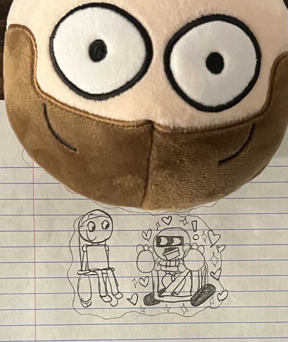 ryderis_stupid's tweet image. day 7 of drawing first prize until i get his makeship plushie #baldisbasics #baldisbasicsplus #firstprize
day 7: special guest! (my dave plush arrived :3)