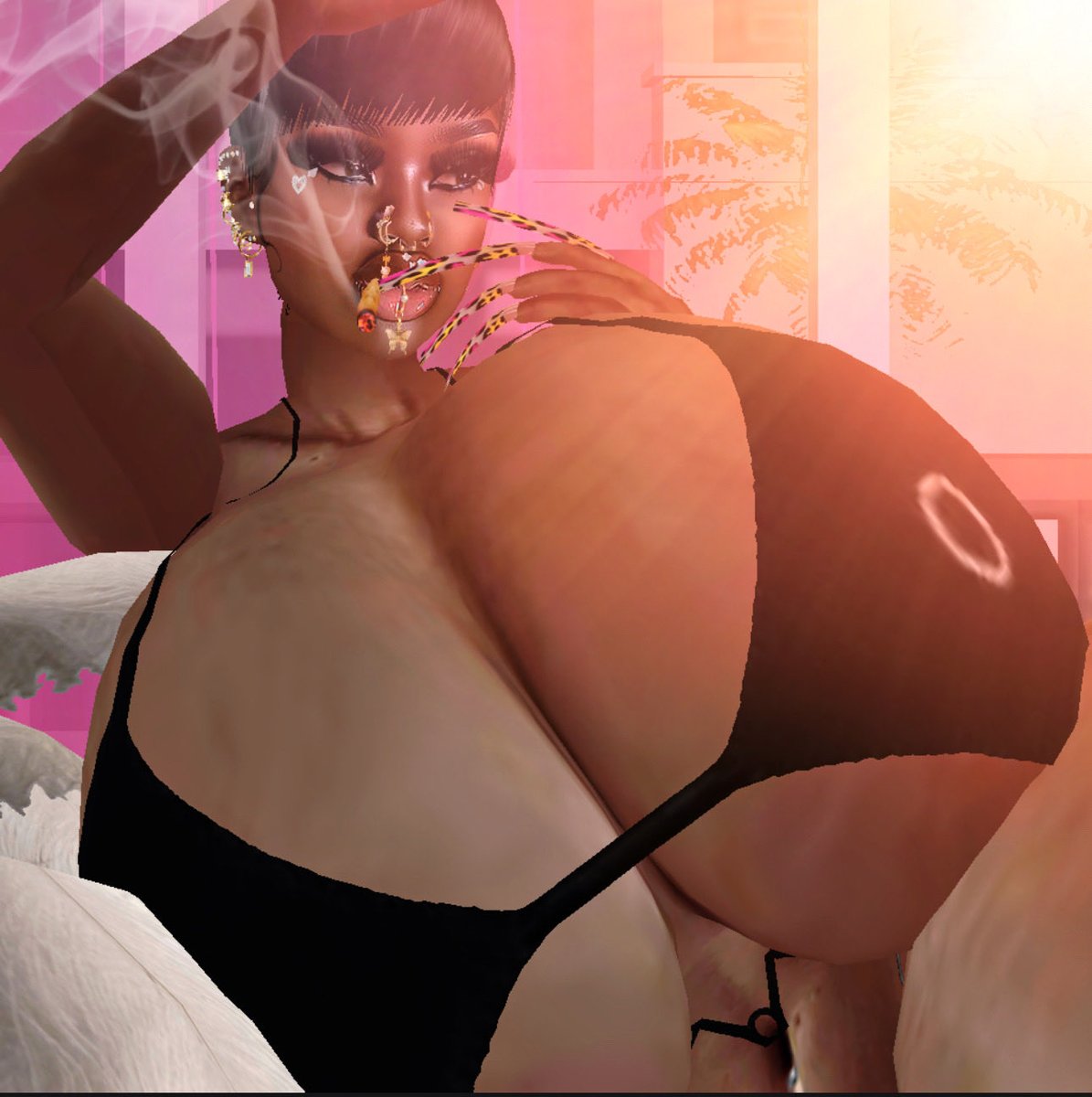 AkumaModicue's tweet image. Sun bathing