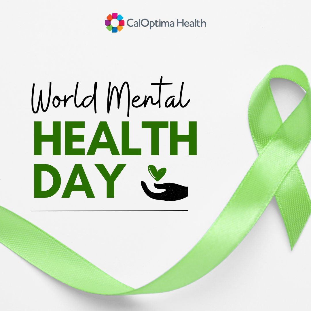 Today is #WorldMentalHealthDay. At CalOptima Health, our priority is to empower members to take their first step towards receiving help.⁣ CalOptima Health’s Behavioral Health Integration team is here to support your mental health needs. Call us at 1-855-877-3885.