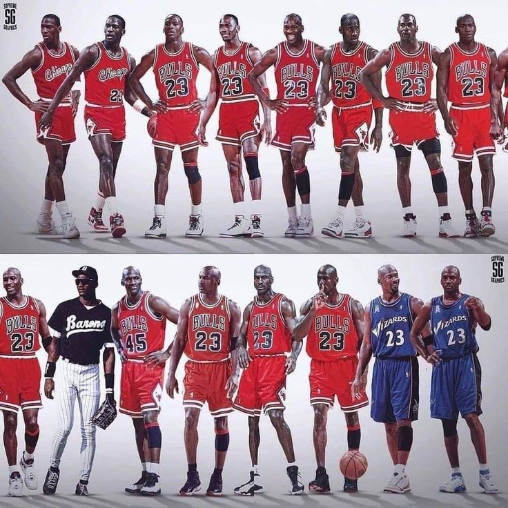 FastbreakHoops5's tweet image. MJ through the years.
