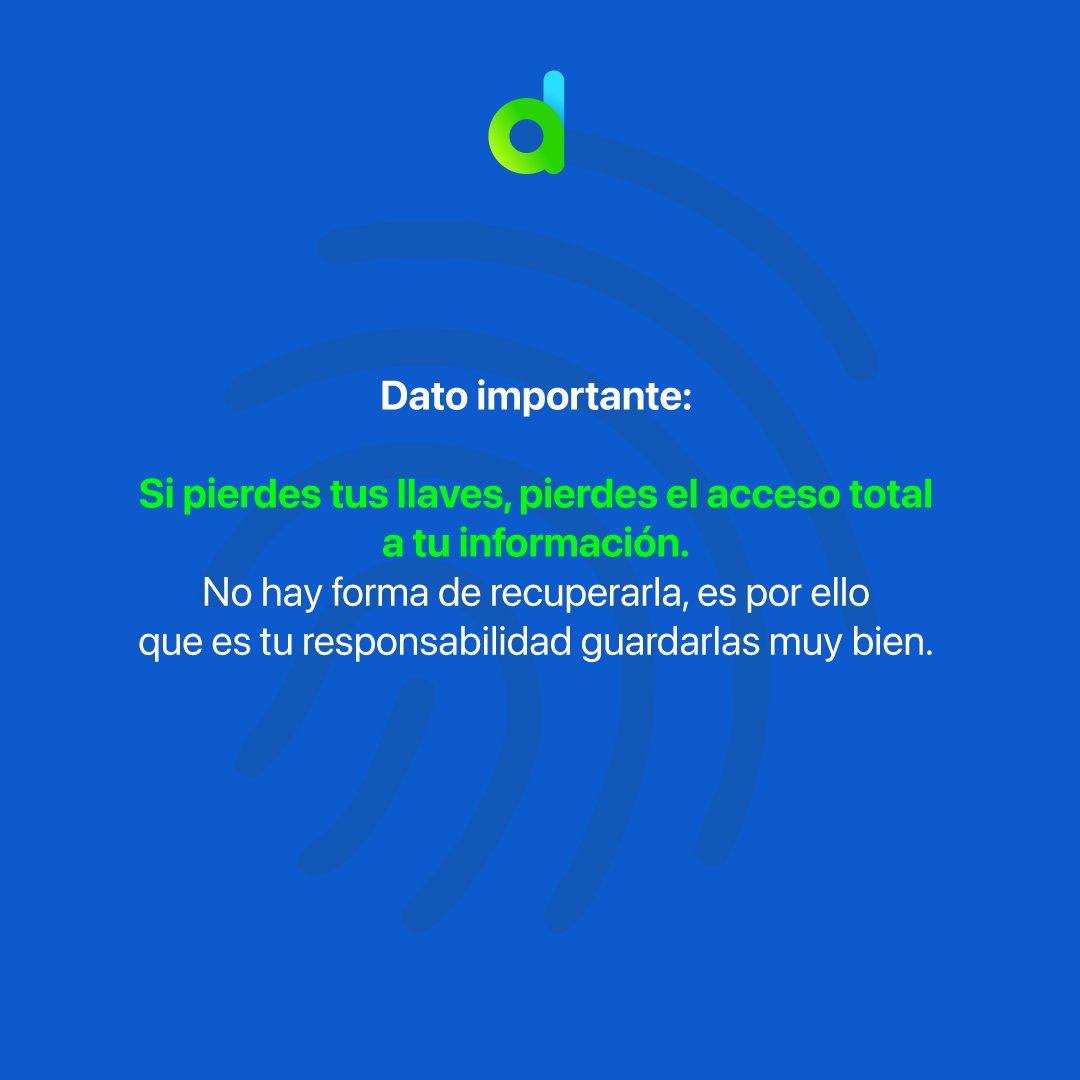 AuthenticDocapp's tweet image. Las llaves digitales trabajan en pareja 🔐.

La llave privada es única y secreta: 
con ella se crea la firma del documento.
La llave pública es compartida: 
cualquiera puede usarla para verificar que esa firma es auténtica y que el documento no ha sido modificado