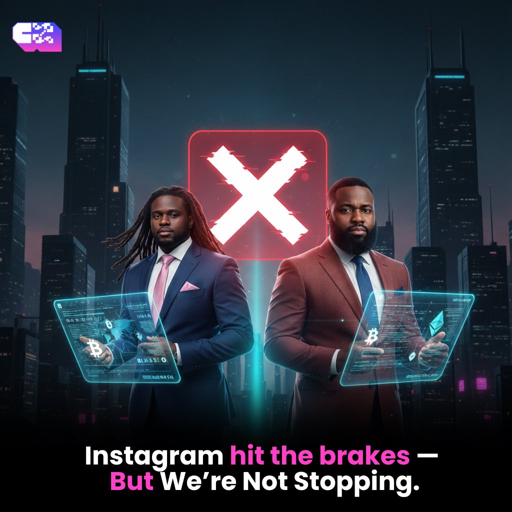 Official Announcement: Instagram hit the brakes — But We’re Not Stopping.🧵