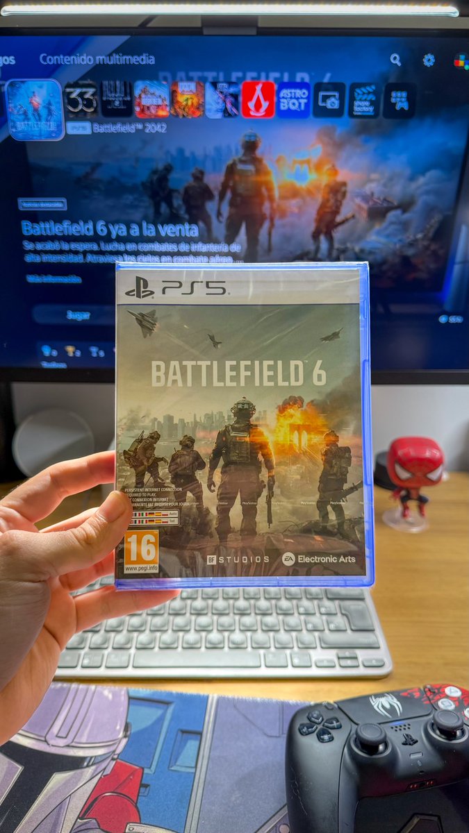 Uno siempre vuelve donde fue feliz. El nuevo capítulo de la saga que me trajo hasta donde estoy a día de hoy. Mi vida es como es y me dedico a lo que me dedico, en parte, gracias a este juego. Es una locura pensarlo. 

Y una suerte poder seguir disfrutando 🎮

#Battlefield6