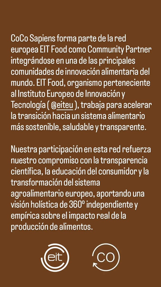 coco_sapiens's tweet photo. CoCo Sapiens Conscious Consumer Community - EIT Food 
https://t.co/3mQ27rvPLQ https://t.co/Oajk6Em5bn