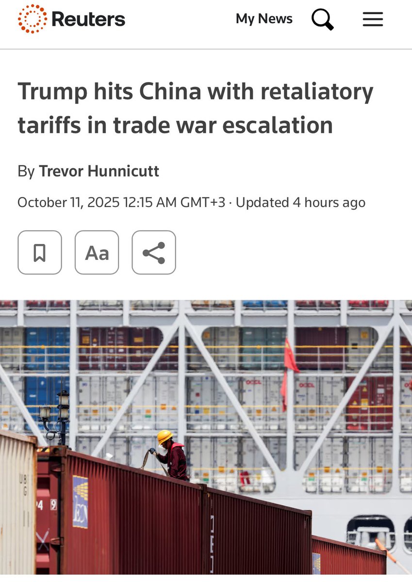 CryptoKelly (@cryptokelly53) on Twitter photo China will have an answer for the tariffs, and I don’t think the US will like it.
The crypto market loves to overreact. A global system has much more at stake.
We know MMs and others love to play off of bad news. Price action is easy to manipulate short term.
Everything you China will have an answer for the tariffs, and I don’t think the US will like it.
The crypto market loves to overreact. A global system has much more at stake.
We know MMs and others love to play off of bad news. Price action is easy to manipulate short term.
Everything you