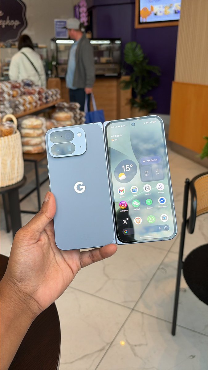 RjeyTech's tweet image. Pixel 10 Pro Fold is actually quite good.