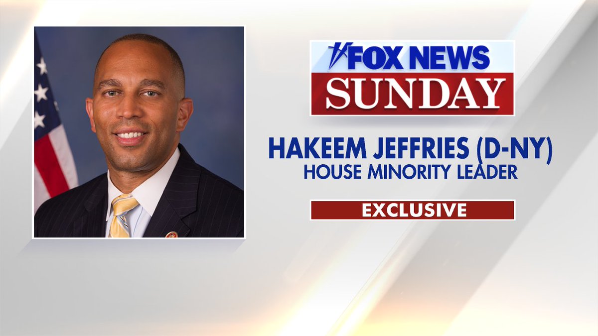 FoxNewsSunday's tweet image. This Week on #FoxNewsSunday @ShannonBream is joined exclusively by @RepJeffries.