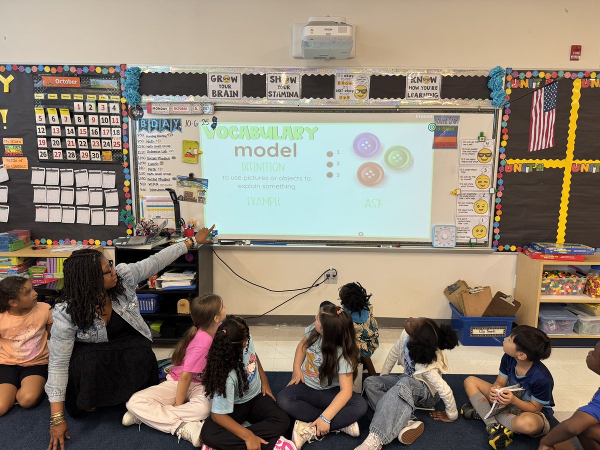 EAS_Coach_FTPS's tweet image. Our #VocabWordOfTheWeek is everywhere! Students are using words in class, morning meetings, AND on our bulletin board. Loving seeing their smiles as they show off their word power! @EASRomero_FTPS