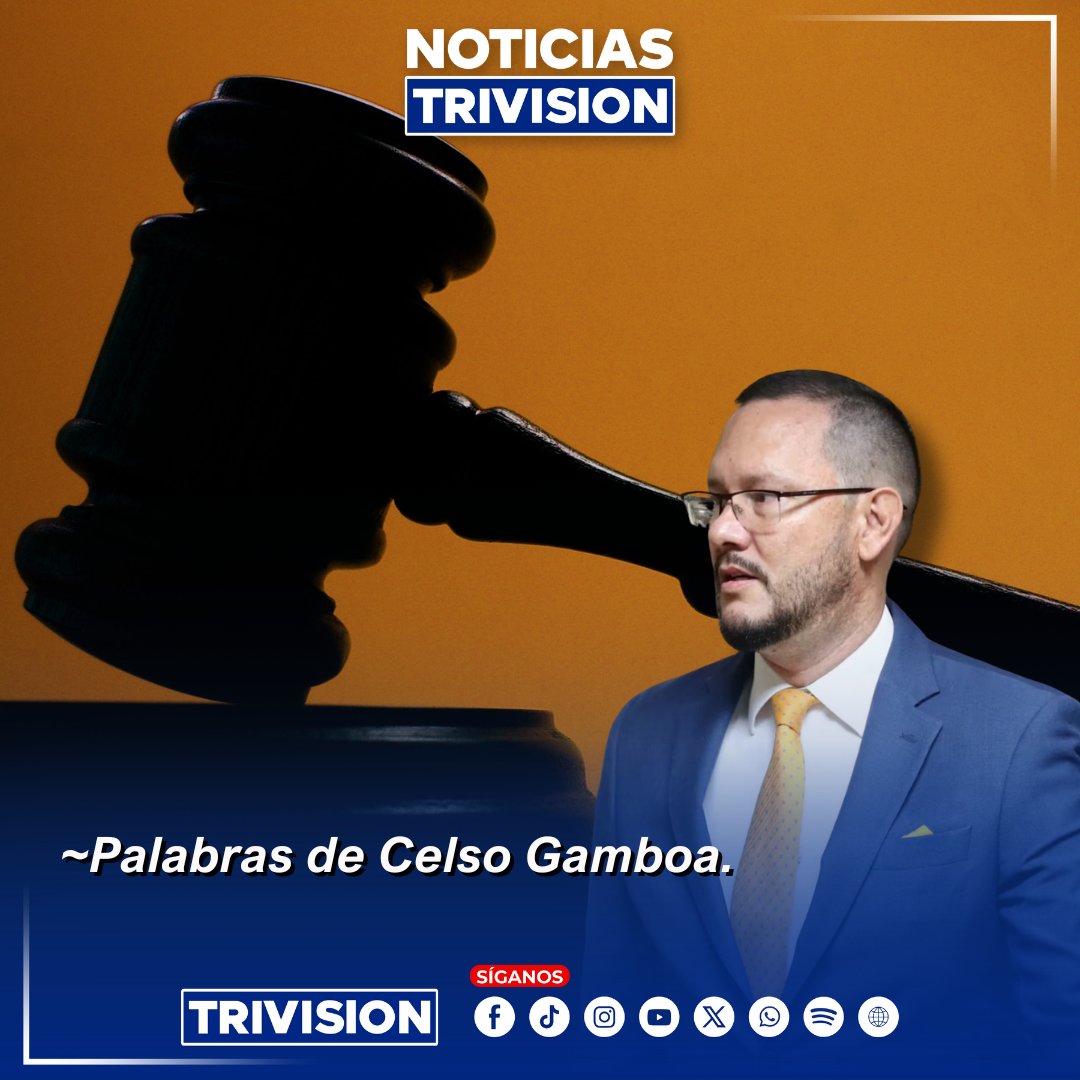 #NoticiasTrivisión |“El 22 de junio de este año yo estaba viendo el atardecer en Playa Jacó, con una muchacha muy linda, y al día siguiente estaba durmiendo en máxima seguridad. La vida puede cambiar en un parpadear.” Celso Gamboa.

Imagen no corresponde al juicio en desarrollo.