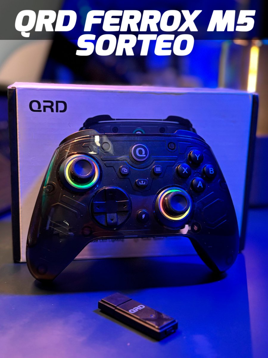 Extremebreaker1's tweet image. ¿Quieres un control para jugar en este 2025? Te presento el QRD Ferrox M5.

Puedes ganarlo cumpliendo los siguientes pasos:
- Like &amp;amp; RT a esta publicación
- Follow @qrdgame @Extremebreaker1 

Anunciaremos al ganador el día 26 de Octubre de 2025.