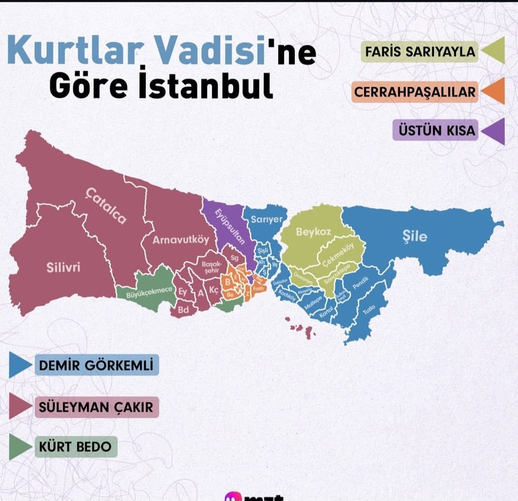 İstanbul haritası budur yalan haber yaymayın ve Süleyman Çakır İstanbulun sefiridir biat edin. #kurtlarvadisi