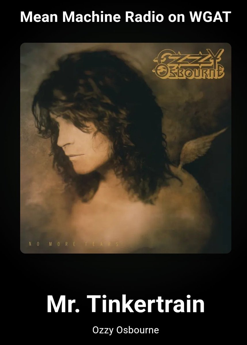 WGATMEANRADIO's tweet image. 💿 Now Playing on NJ 88.7 FM💥 #MeanMachineRadio©️ #GENXRULES ™️ #NJ88WGAT📡 📻#Ozzy 🤘🏼