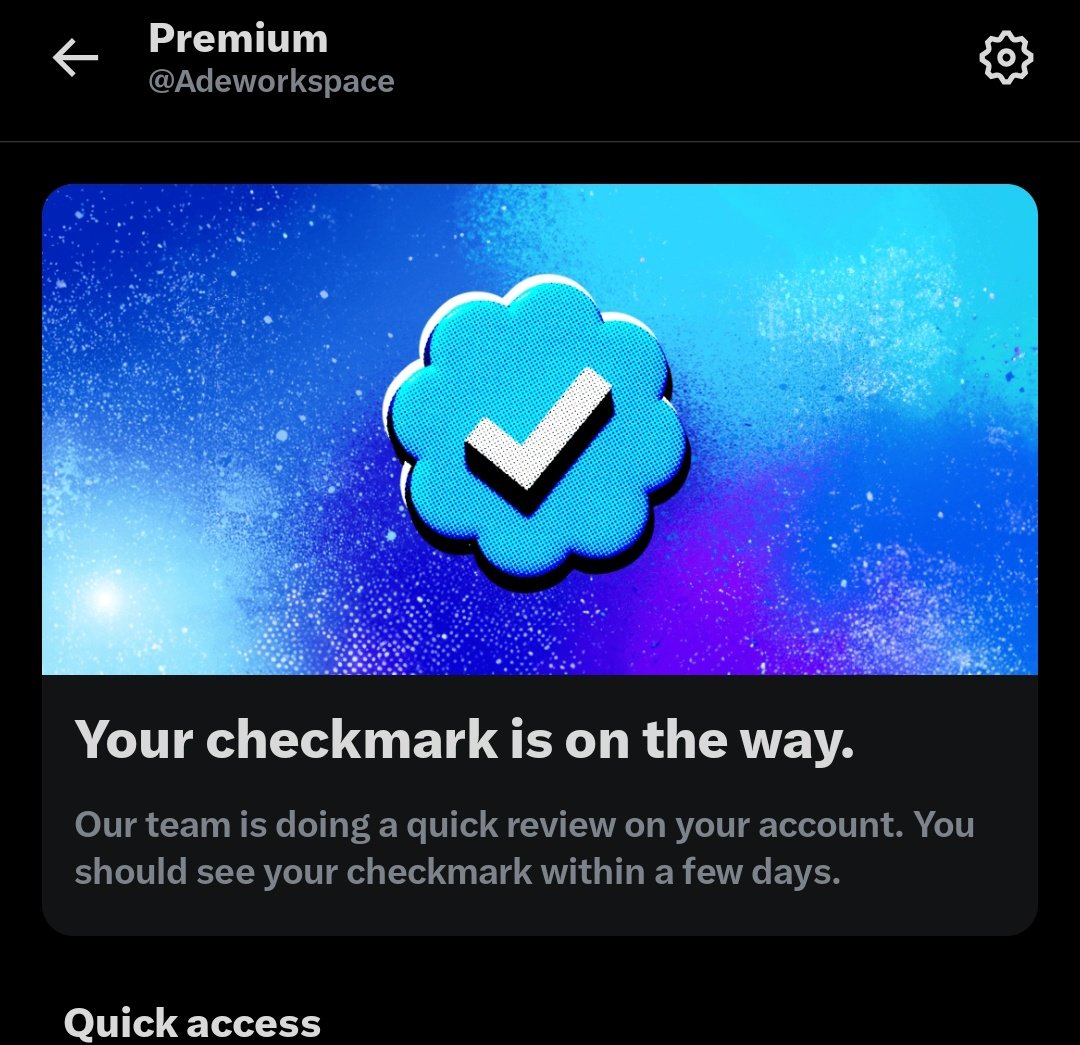 Adeworkspace's tweet image. Step 1 done 

Am not a bot oya bring work come