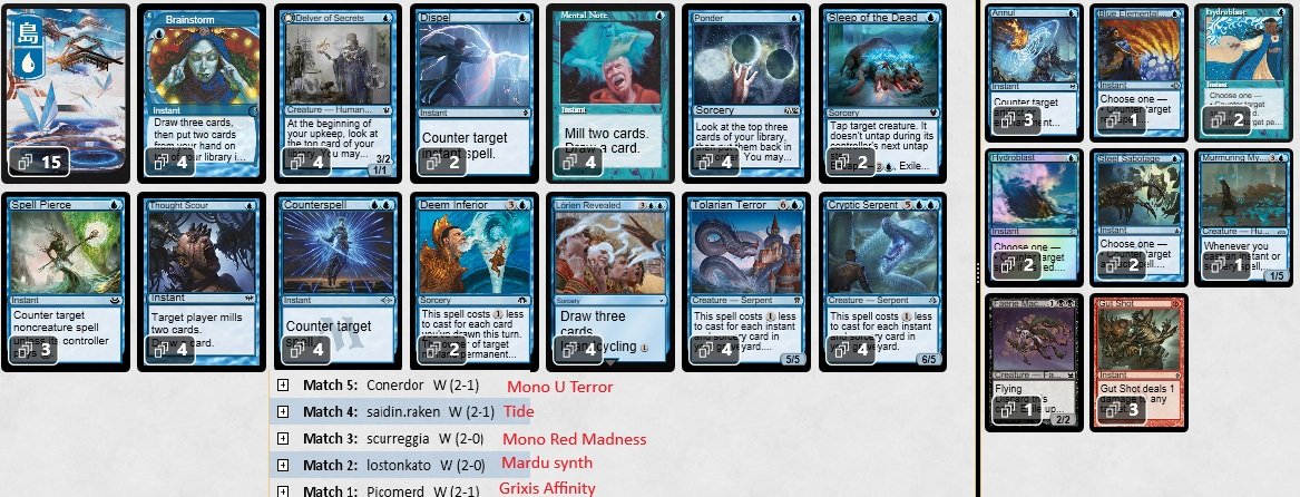 Blessed mono U🏆
Already testing for #paupergeddon 👀