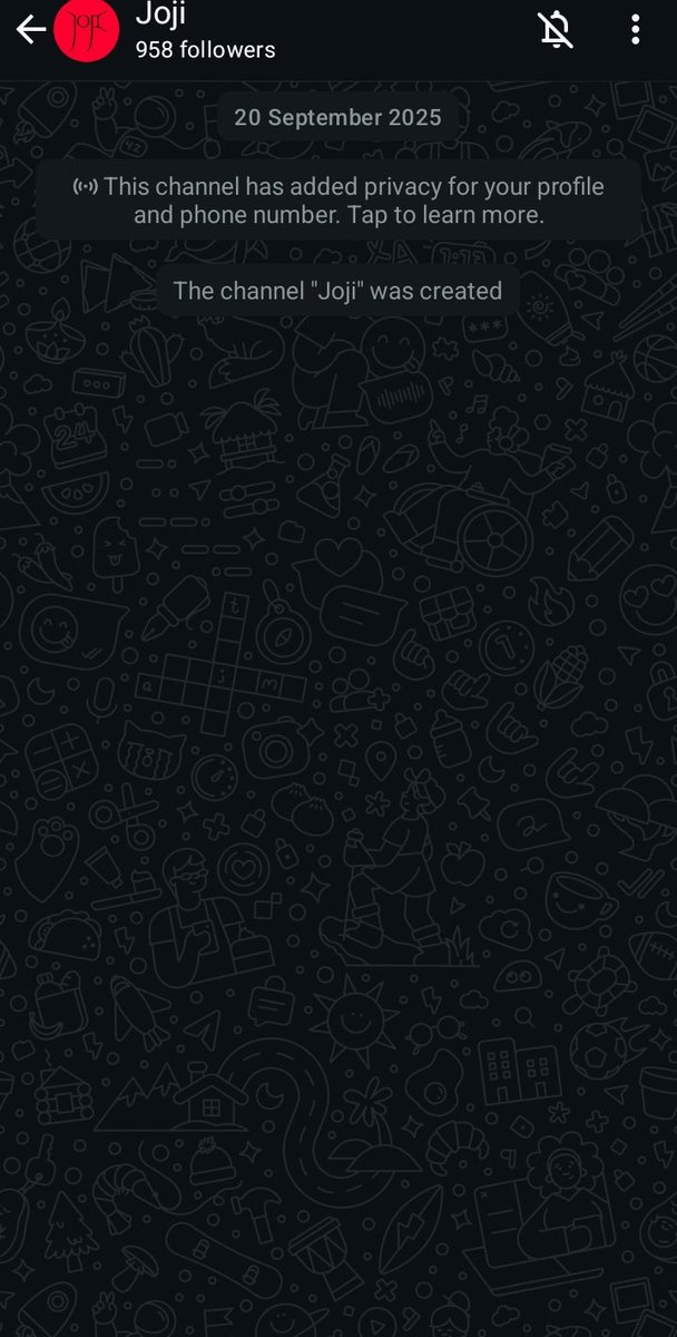 JOJI 2025 STATS:
1 PUBLIC SIGHTING
> JOJI CHANGED HIS BANNER AND PROFILE PIC IN EVERY SOCIALS
> JOJI WHATSAPP CHANNEL