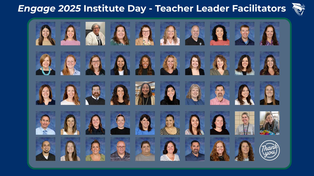 Thank you to our incredible Teacher Leader Facilitators for leading learning and collaboration during today’s Engage 2025 Institute Day. Your dedication, expertise, and energy help drive our shared commitment to teaching and learning across D205!

#WeAreD205