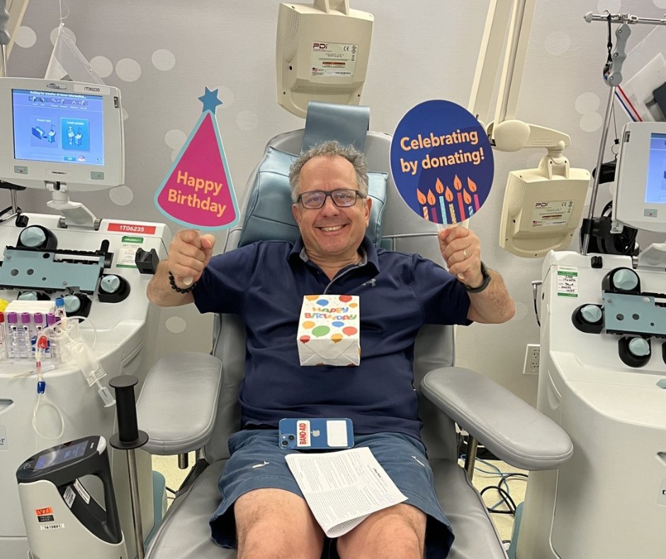 DelmarvaBlood's tweet image. Please join us in wishing a very happy birthday to Brian! By donating blood on his special day, Brian is helping patients in need enjoy more birthdays of their own. 

Thank you, Brian, for turning your birthday into a lifesaving celebration. #birthdaycelebration #lifesaver