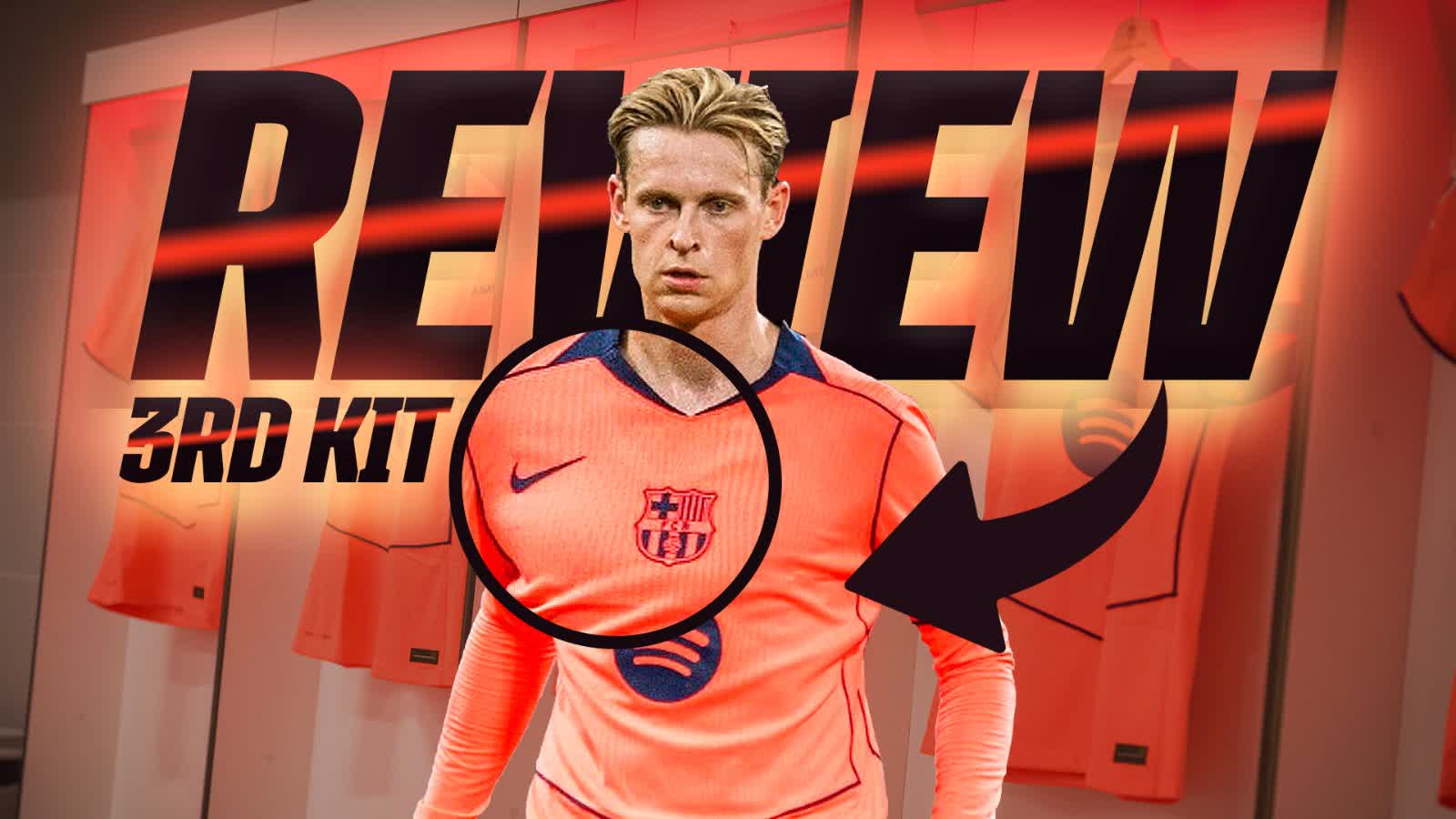 フレンキーデヨングバルセロナ3rdキット25/26 UCL F. DE JONG | UCL Men's third jersey 25/26 FC Barcelona T90