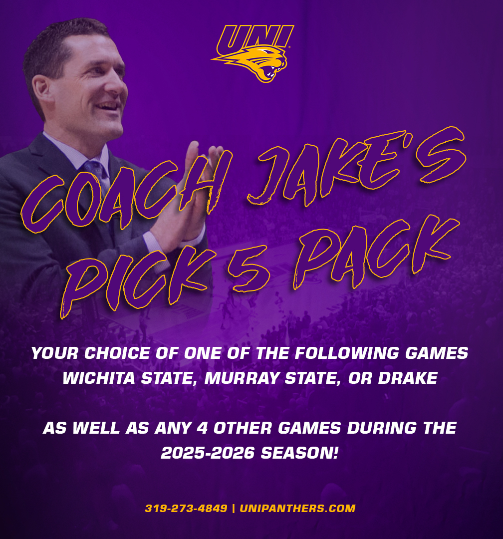 UNImbb's tweet image. Get ready for the upcoming season! All tickets types are available now!
🏀 Single Game - bit.ly/40tG9yW
🏀 Pick 5 Pack - bit.ly/407hrUI
🏀 TC's Kids Club - bit.ly/3XtcTae
🏀 Arch Madness - bit.ly/49wltrT
#EverLoyal #1UNI