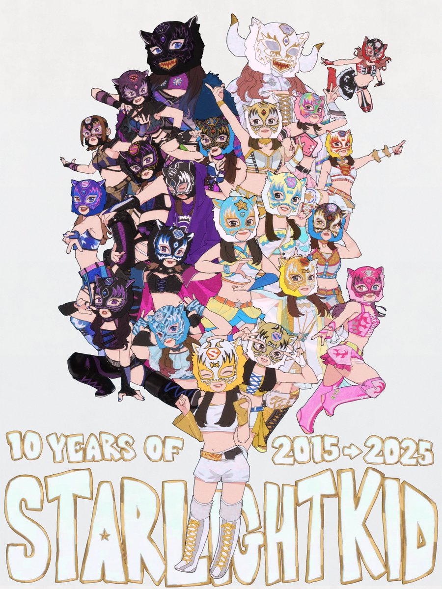 j__u__t__a's tweet image. 10 years of SLK🐯
デビュー10周年おめでとうございます！！

#SLK
#SLK10th 
#NEOGENESIS
#STARDOM