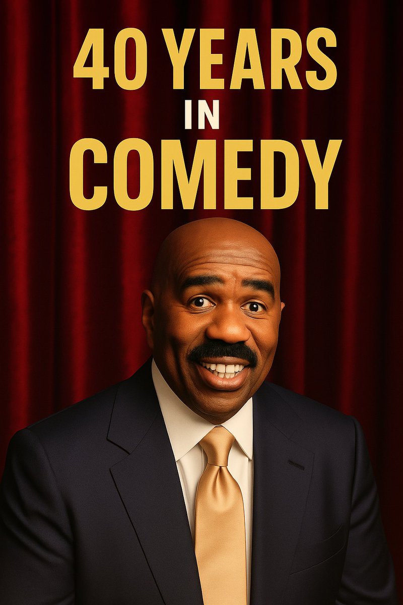 IAmSteveHarvey's tweet image. Forty years of laughter. Forty years of blessings.
Y’all done laughed with me, cried with me, prayed for me, clowned me, and watched me grow.
I appreciate every single one of you.
And don’t get it twisted — we just gettin’ started. 👊🏾
#SteveHarvey40 #StillStanding #ThankYouGod
