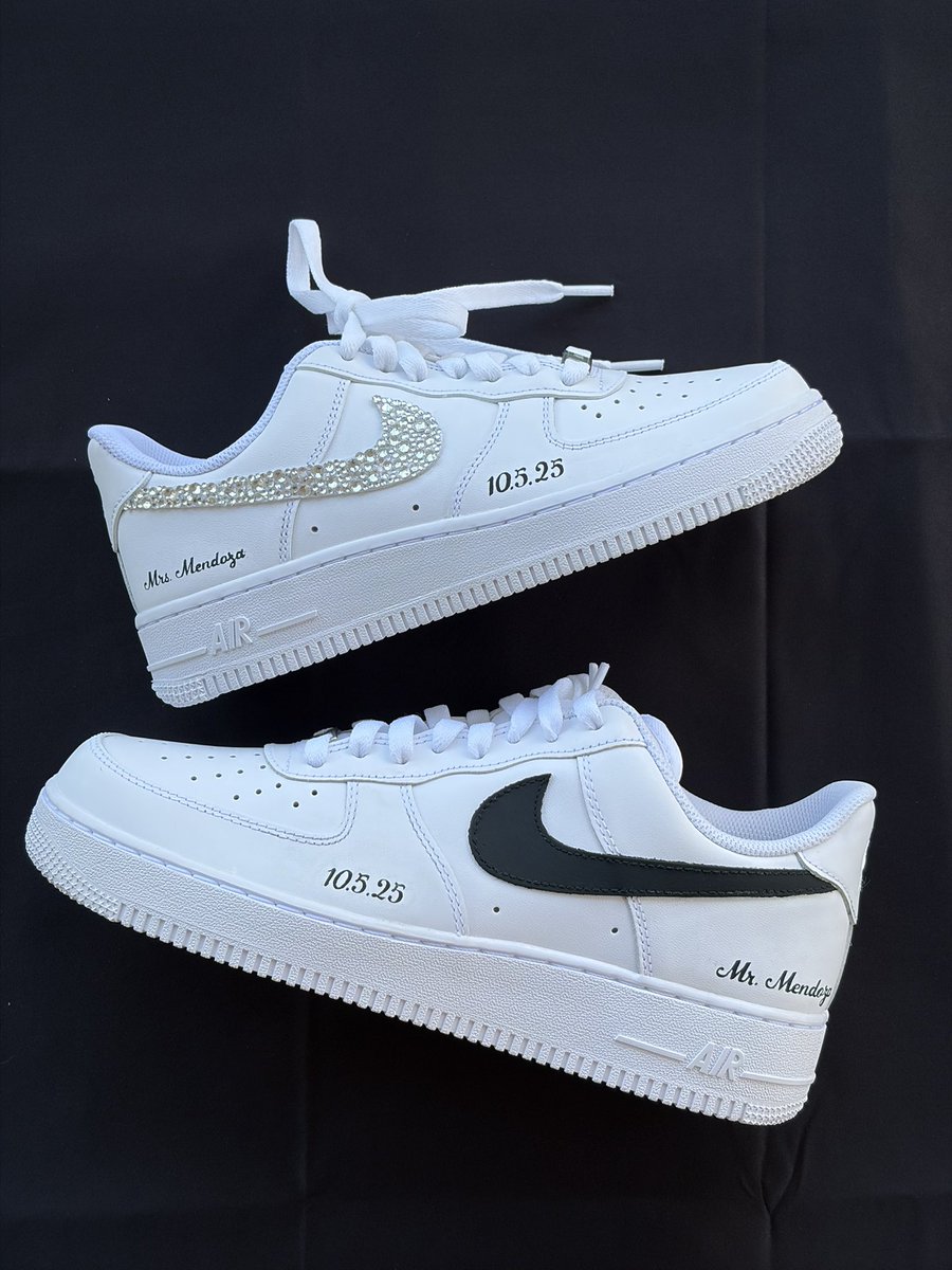 RaisingCustoms's tweet image. Super grateful that I was trusted in customizing some shoes for such an important moment in someone’s life. Feeling blessed and thankful for being trusted!