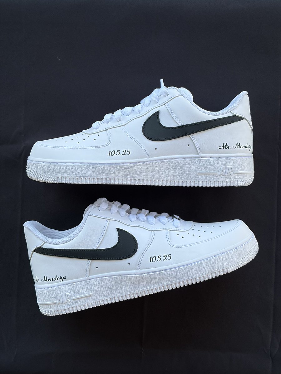 RaisingCustoms's tweet image. Super grateful that I was trusted in customizing some shoes for such an important moment in someone’s life. Feeling blessed and thankful for being trusted!