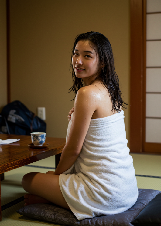 RisaNakajima859's tweet photo. Fresh out of the bath and feeling... fresh. 😉 Ready to get dirty? #BathTimeFun #WrappedUp #UnwrapMe #SoftButSpicy #SoftButSpicy https://t.co/cSeWKlxYFK